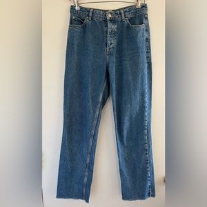 Topshop Button Fly Jeans Size 8